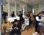 Edgar Degas The New Orleans Cotton Exchange France oil painting artist